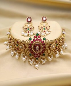 Alloy Multicolor Jewel Set (Pack of 1)