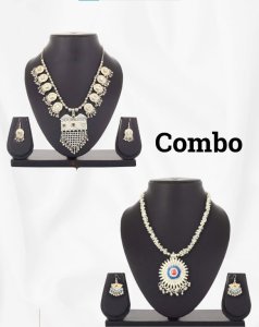 Combo Trendy SliverJewellery with Earrings