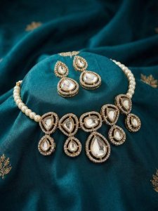 Copper Silver Jewel Set (Pack of 1)