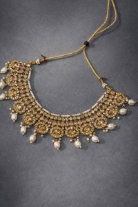 Alloy Gold-plated Gold Jewel Set (Pack of 1)