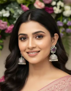 Elephant earrings Beads Metal Jhumki Earring